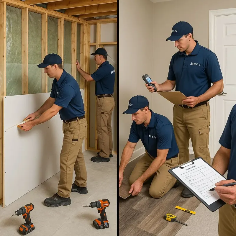 Repairs and Reconstruction process in Seneca County, NY